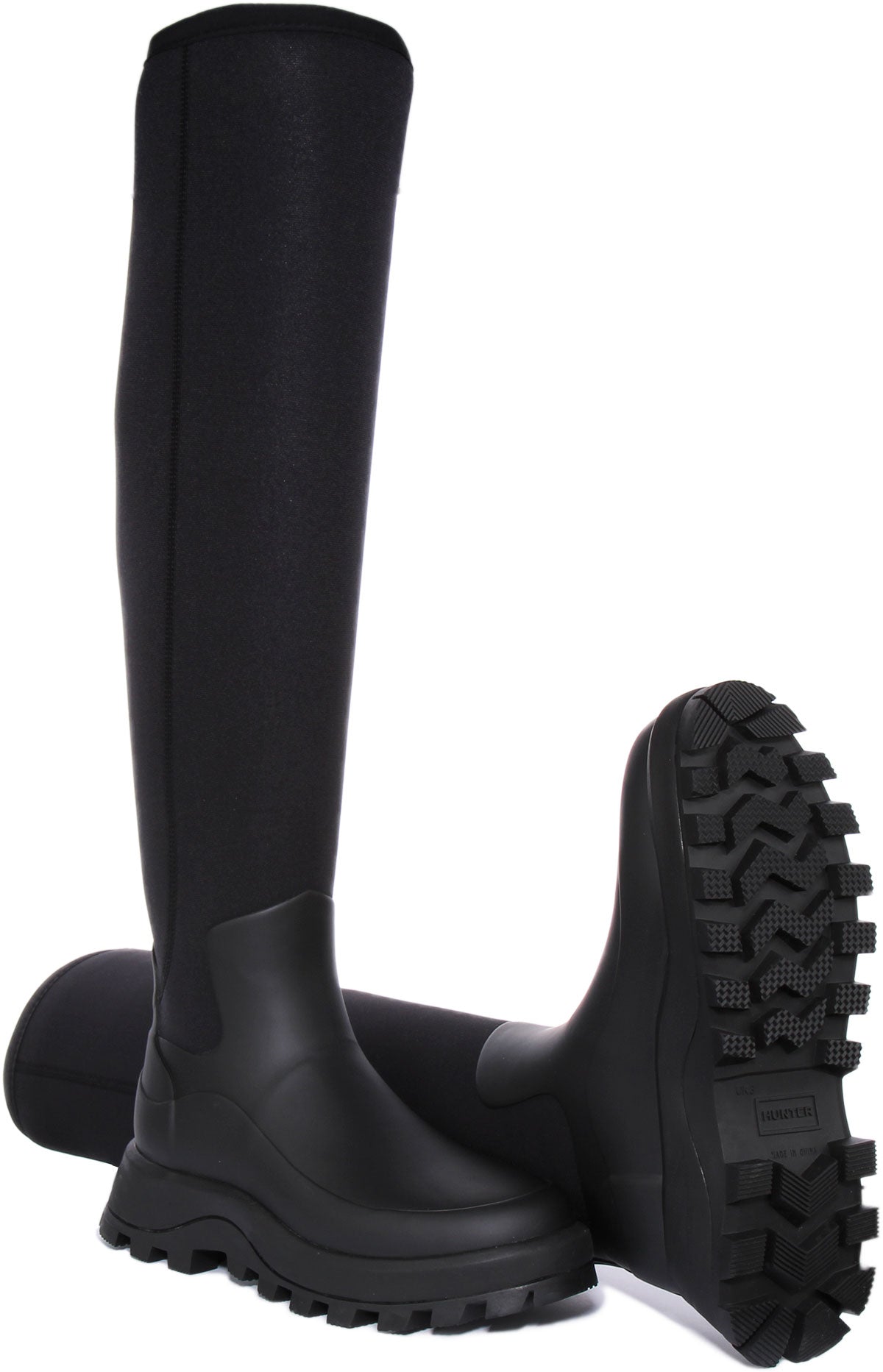 Hunter City Explorer Tall In Black For Women | Tall Neoprene Boots