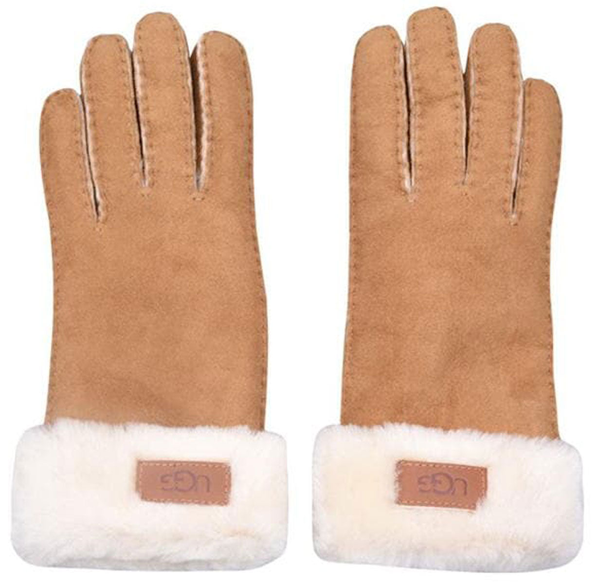 Ugg Australia Turn Cuff In Chestnut For Women | Ugg Womens Gloves