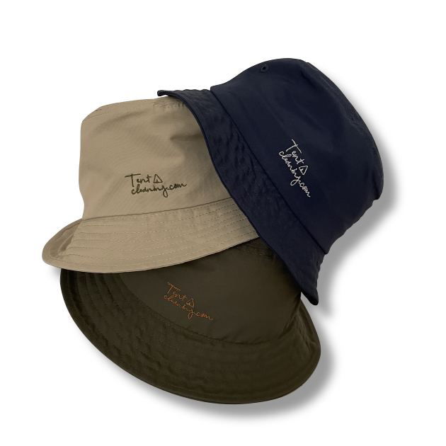 刺繍ロゴ バケットハット | テントクリーニング.com