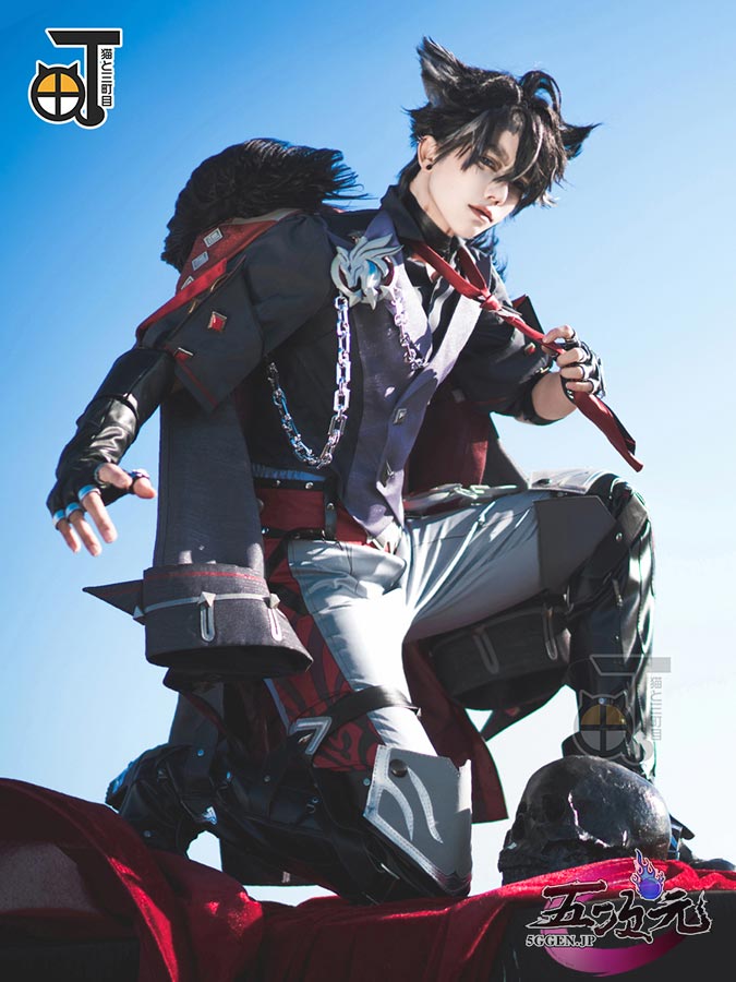 猫と三丁目 原神 コスプレ リオセスリ 衣装