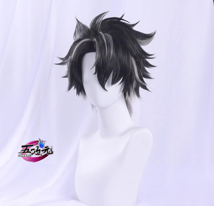 三分妄想 原神 コスプレ リオセスリ ウィッグ