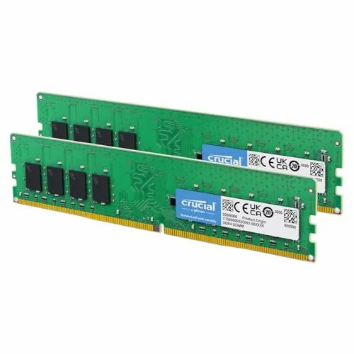 Crucial Ram 16gb Ddr4 3200 Mhz Cl22 Desktop Memory Ct16g4dfra32a