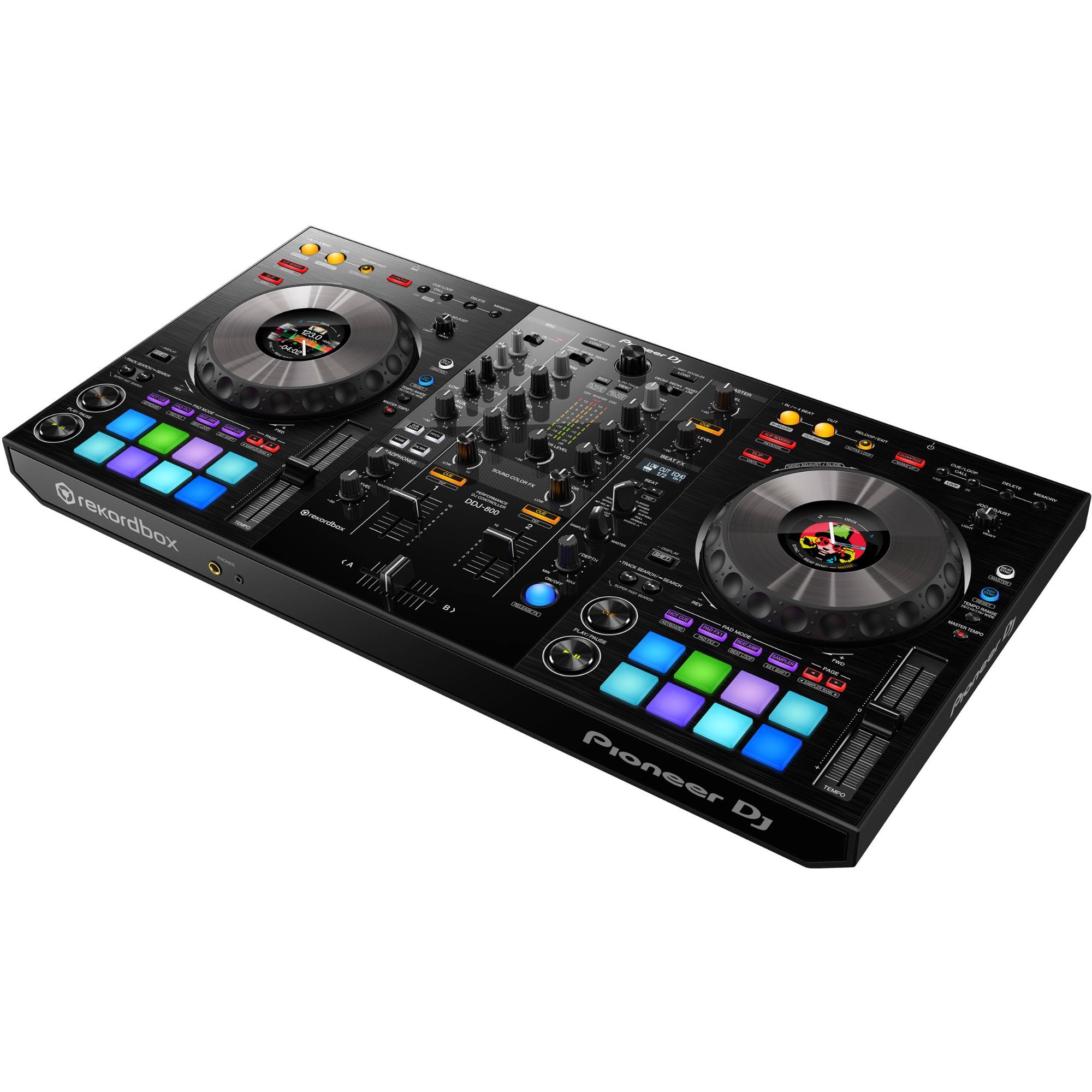 Black 24.88 In Pioneer DDJ-800 2-channel performance DJ controller