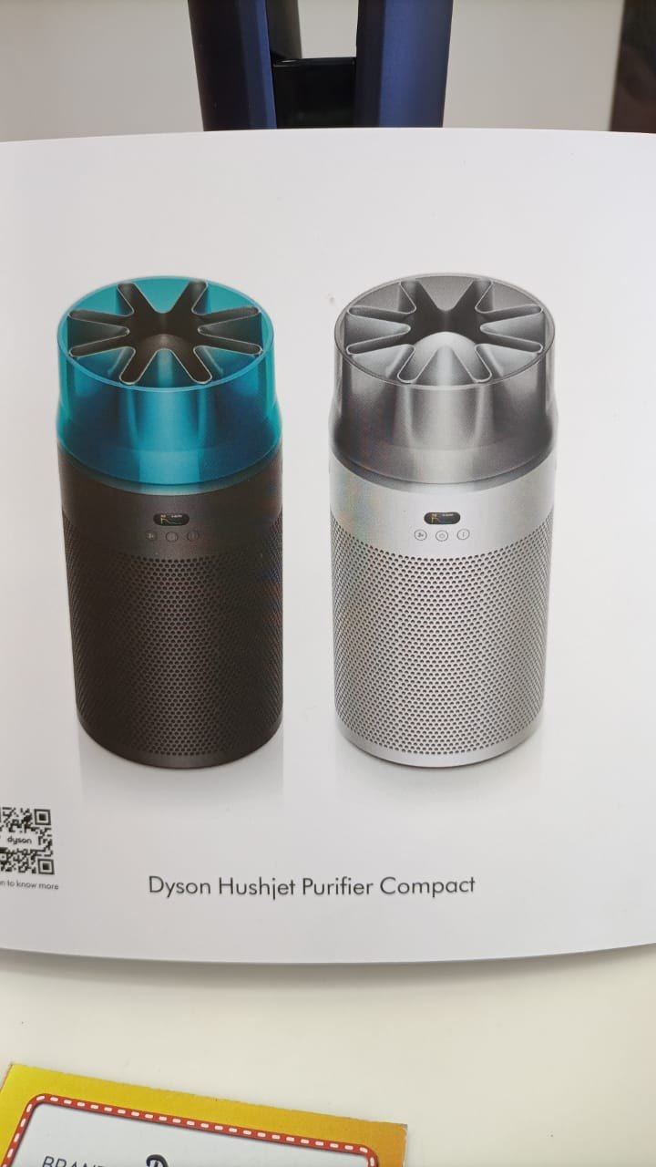 Dyson HJ10 Hushjet Compact Purifier (Remote Control, Mesh, HEPA