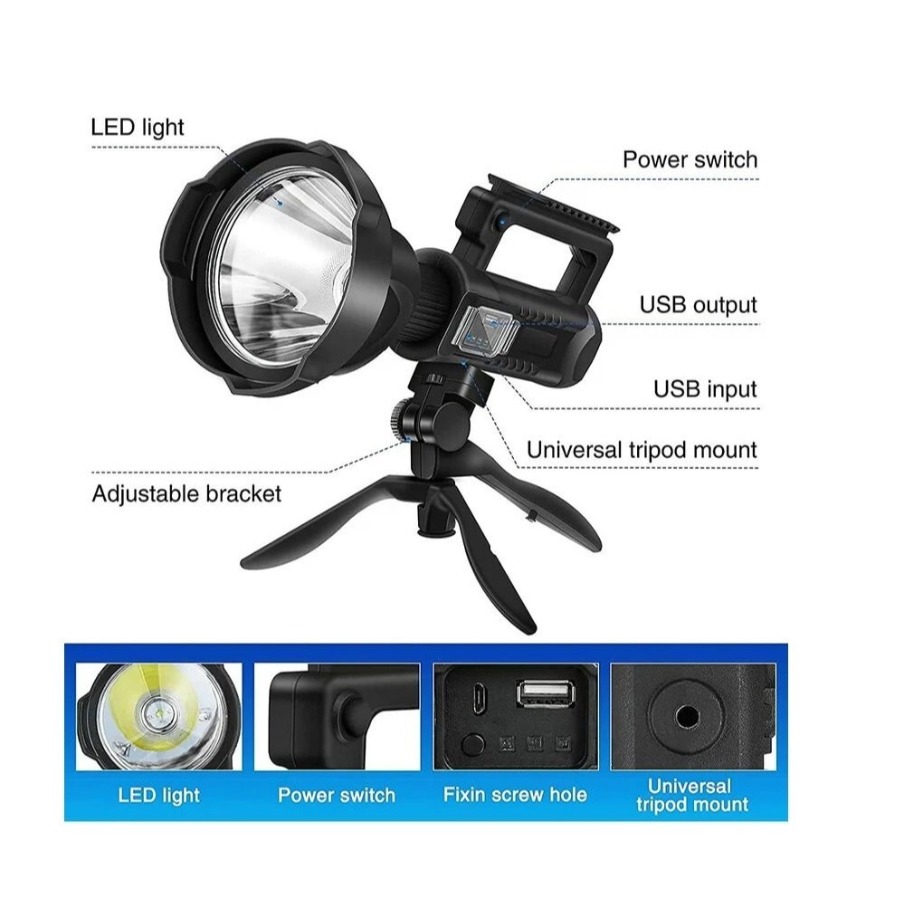 ULTRSHINE Led Search Light with Tripod Stand 27WATT at ₹ 4500