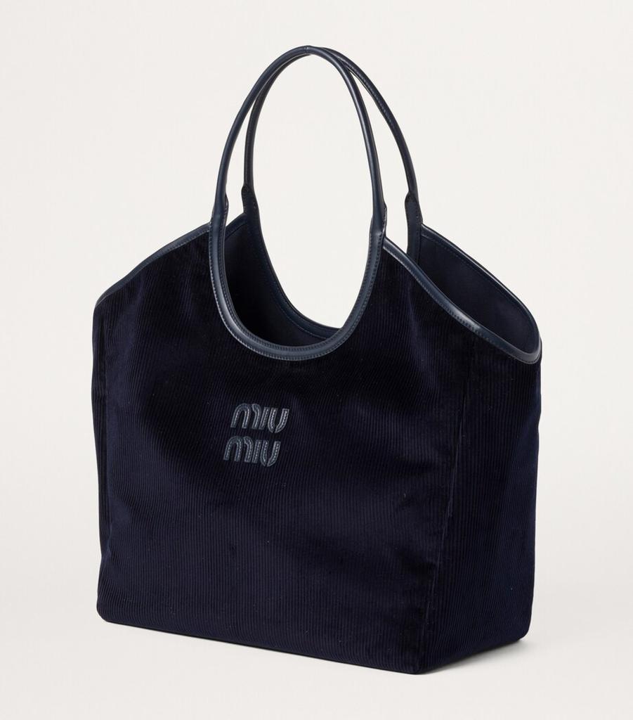Miu Miu Miu Miu Large Corduroy Ivy Tote Bag - Tote Bags - BeyondStyle