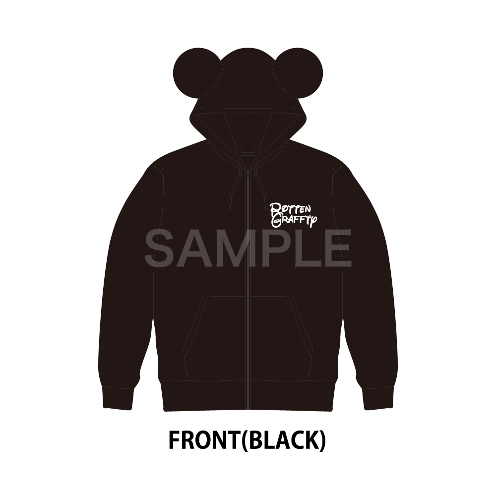 再販】耳付きジップアップパーカー | ROTTENGRAFFTY