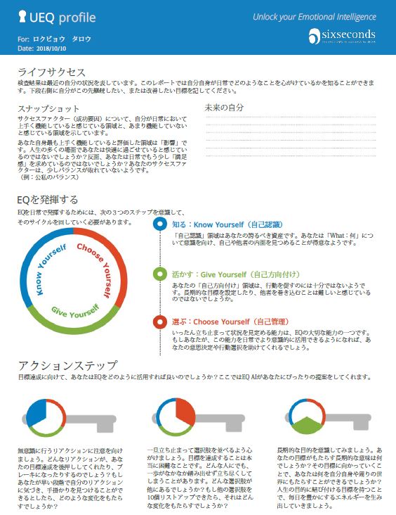 Six Seconds EQ 検査ツール | 【公式】感情知能EQのグローバル
