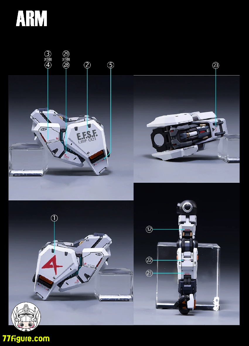 拾壱零 Studio RX-93 MGKA Hi-v / Farmer Creations 1/100 招財モー用