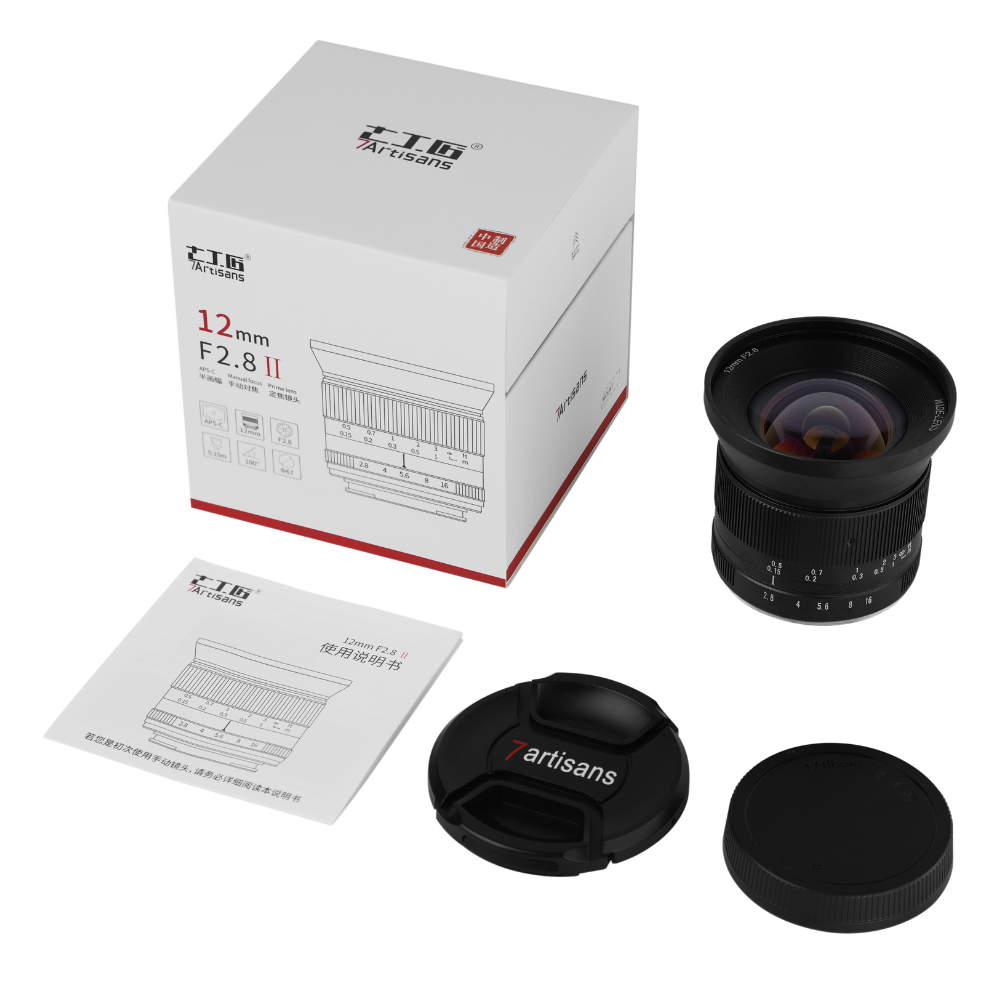 MF 12mm f/2.8 Mark II APS-C lens for Sony E/Fuji X/Nikon Z