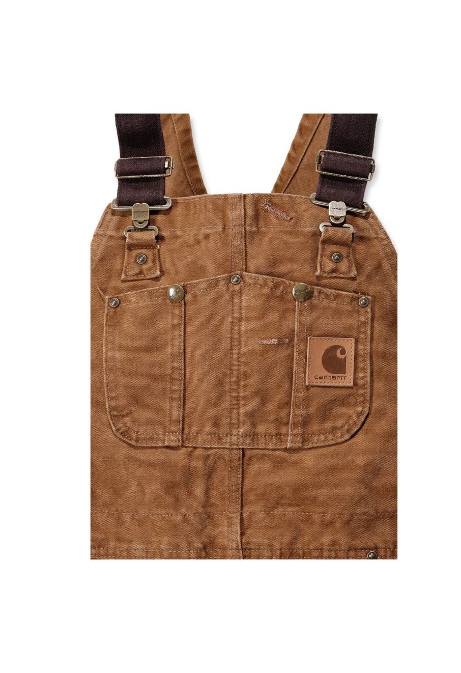 Carhartt R06 Sandstone Bib Overall - Dark Brown