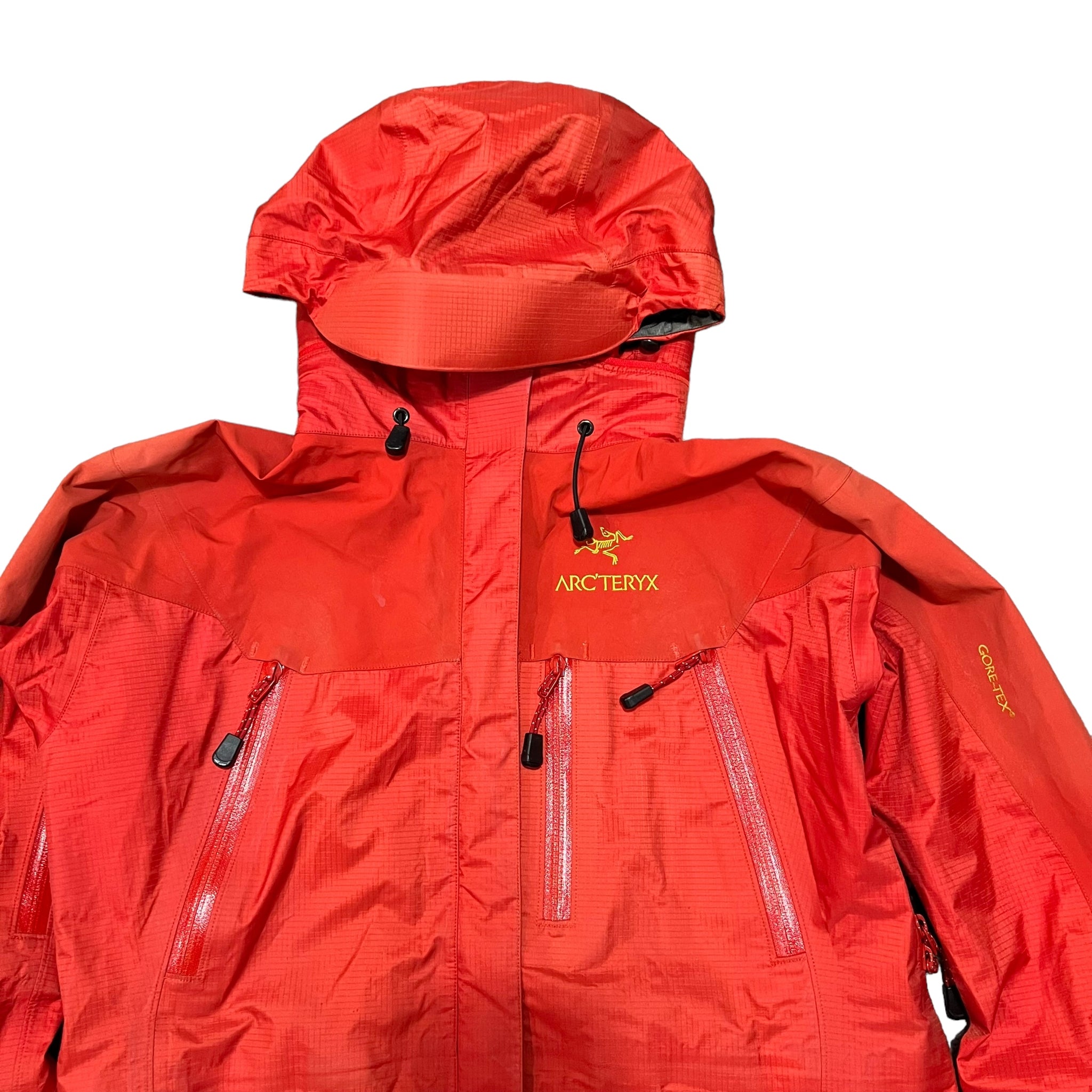 ARC'TERYX 1998 ARCHIVE GOLD PHOENIX THETA AR GORETEX ZIP UP JACKET