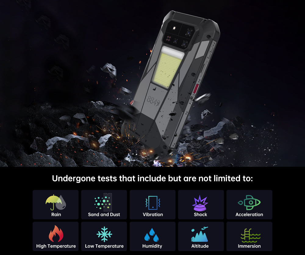 TANK 4 Pro - World's First 720P Rugged Projector Phone