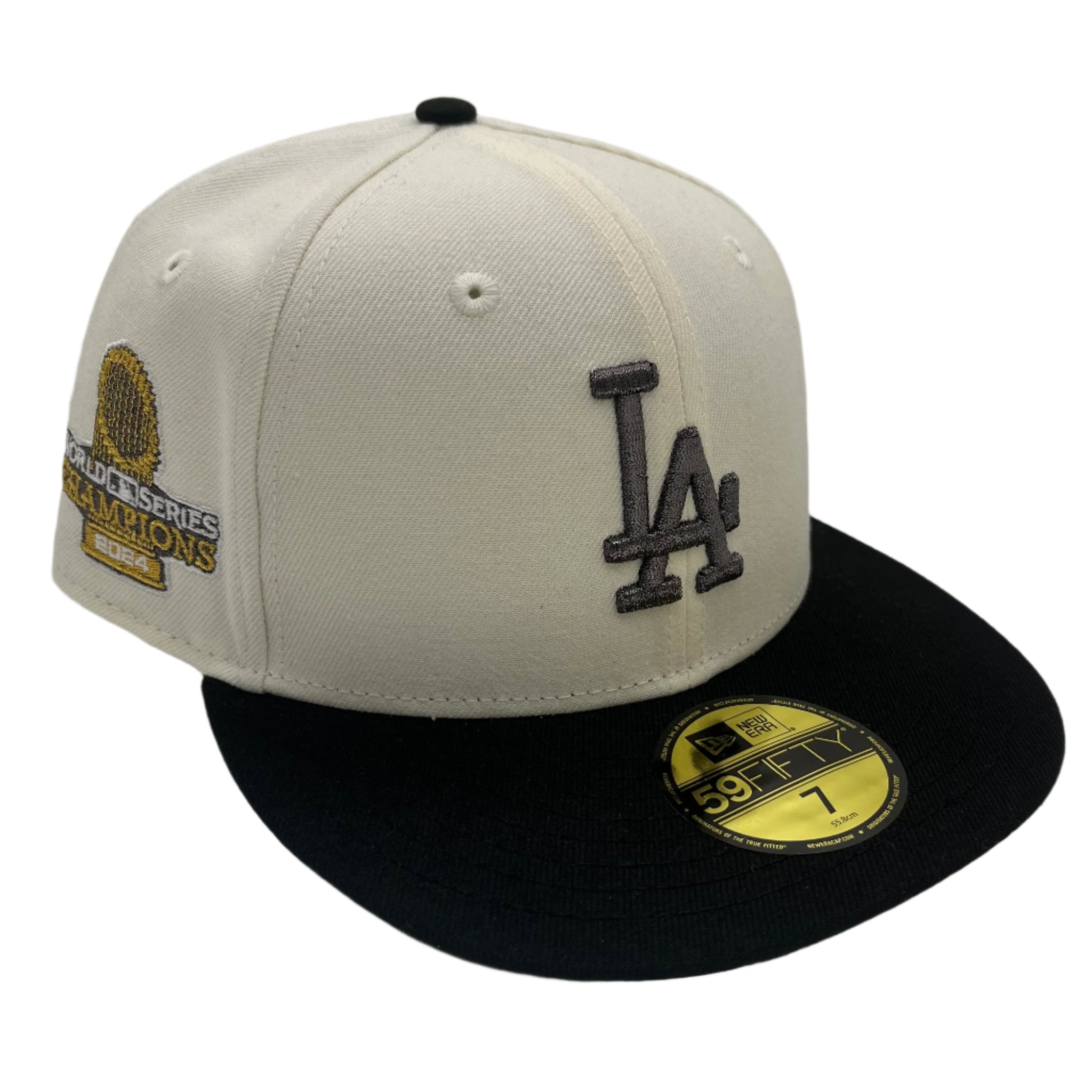 New Era 5950 LA Dodgers 2024 World Series Champions Patch in