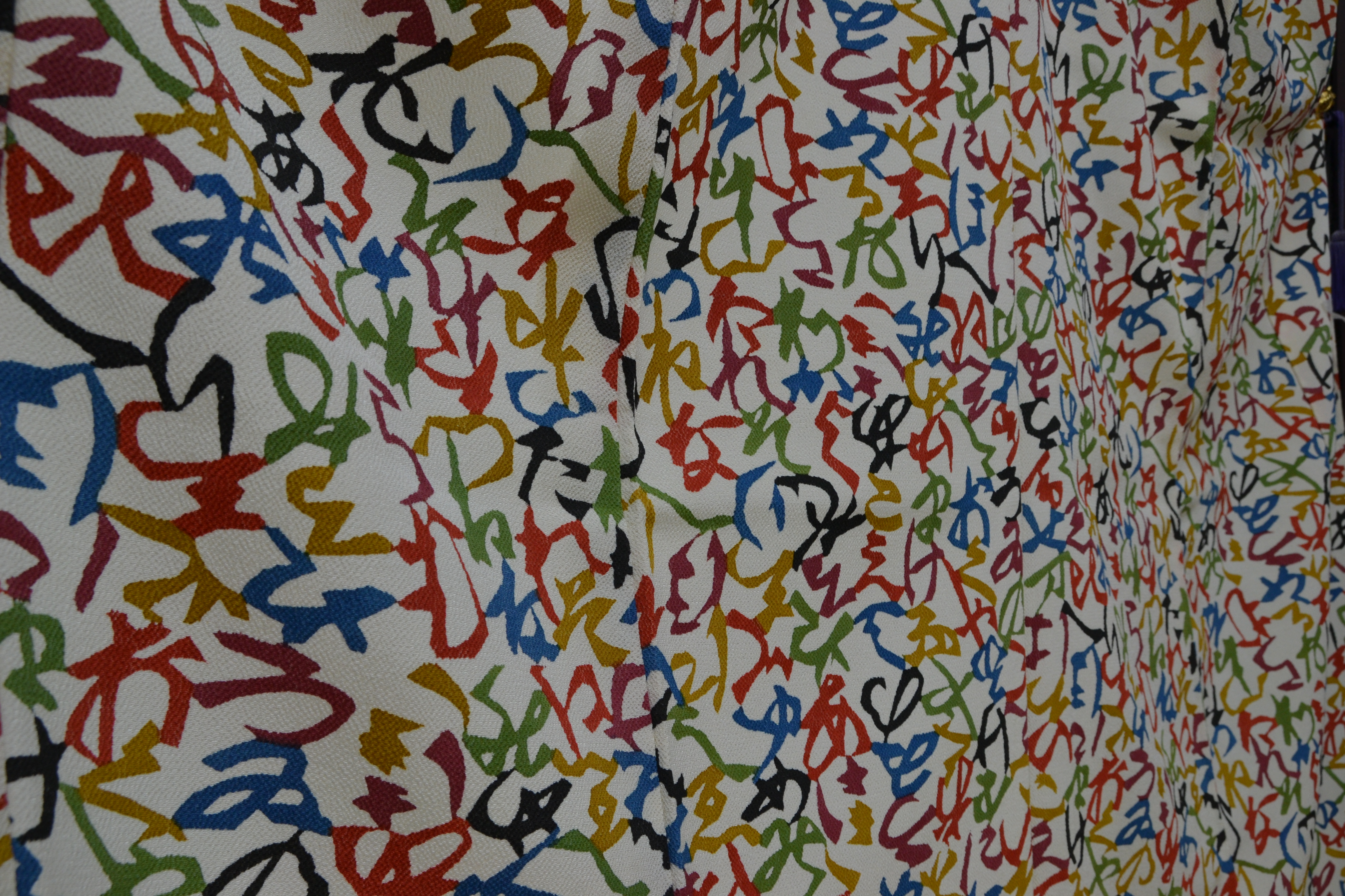 芹沢銈介 いろは文様きもの（型絵染） ｜ バイク呉服屋の忙しい日々