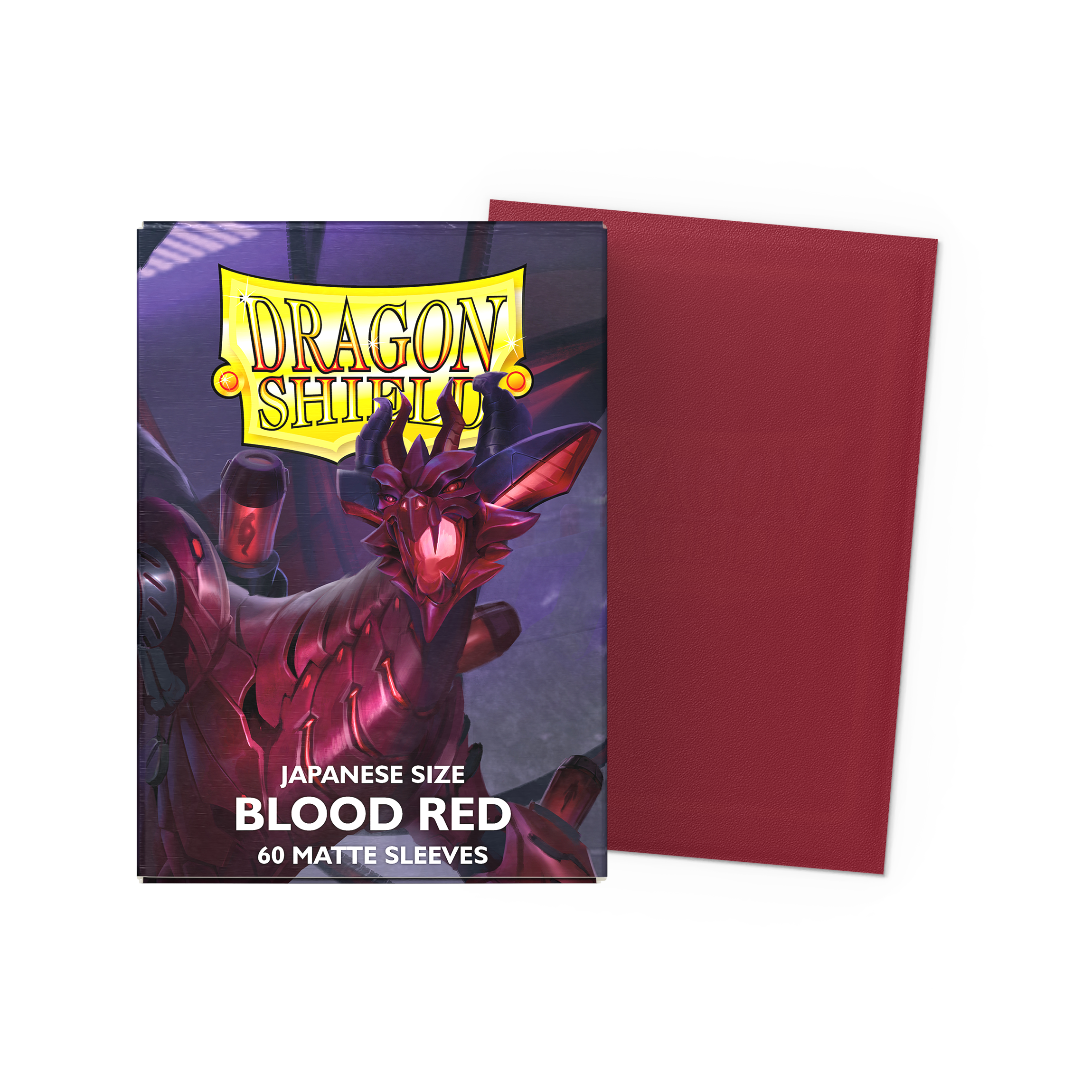 Blood Red - Matte Sleeves - Standard Size - Dragon Shield