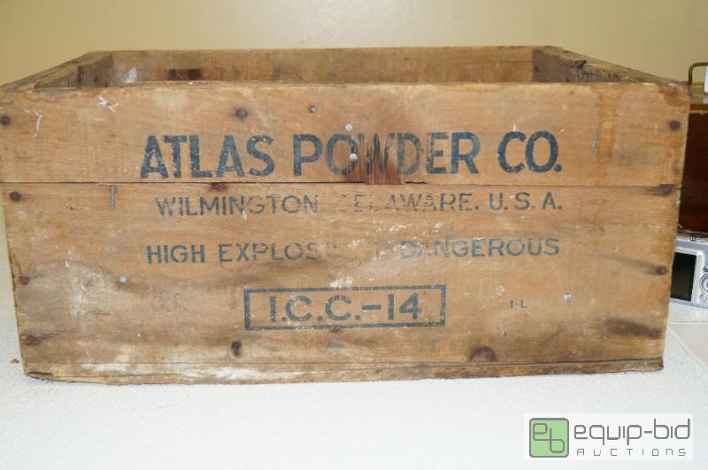 Antique Atlas Powder Company Explosive Wood B | Cowtown