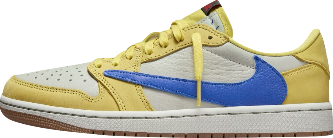 Travis Scott x Air Jordan 1 Low OG WMNS Canary - May 2024 - DZ4137