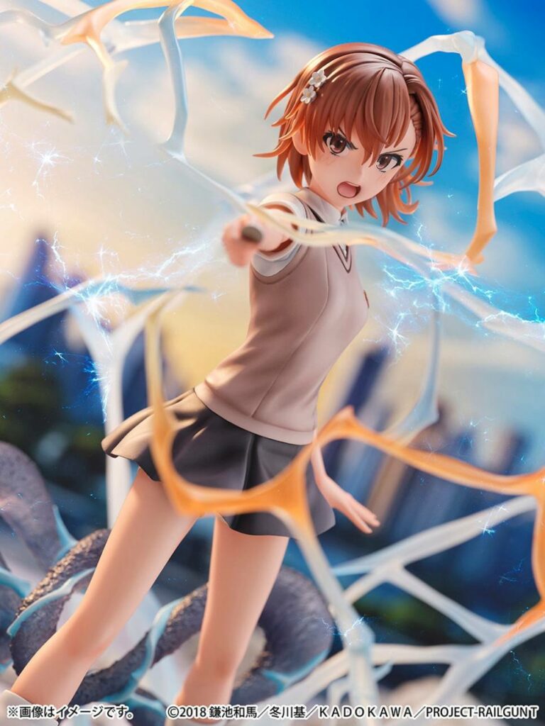 とある』御坂美琴が高品質ブランドからフィギュア化 電撃エフェクトで