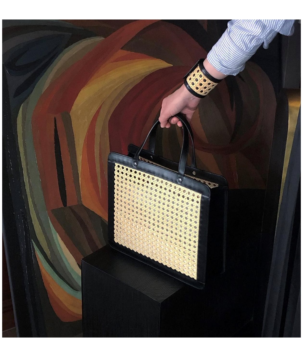 Palmgrens - Classic Rattan Bag - Leather since 1896