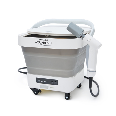 水道・電源いらず。ウルトラファインバブルで、優しく強力洗浄できる