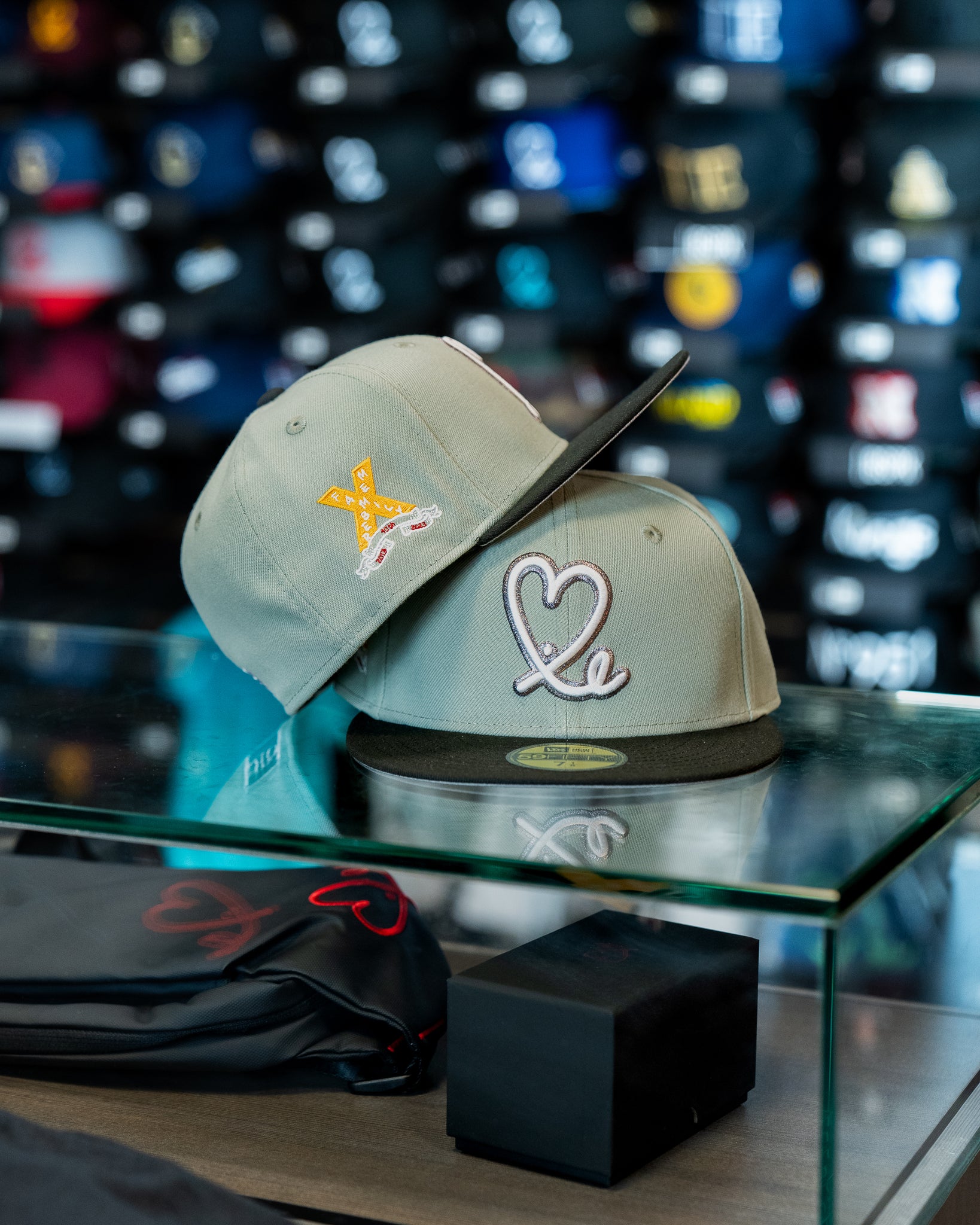 10 Year Anniversary Everest Green & Black 1LoveIE New Era 59FIFTY Fitt