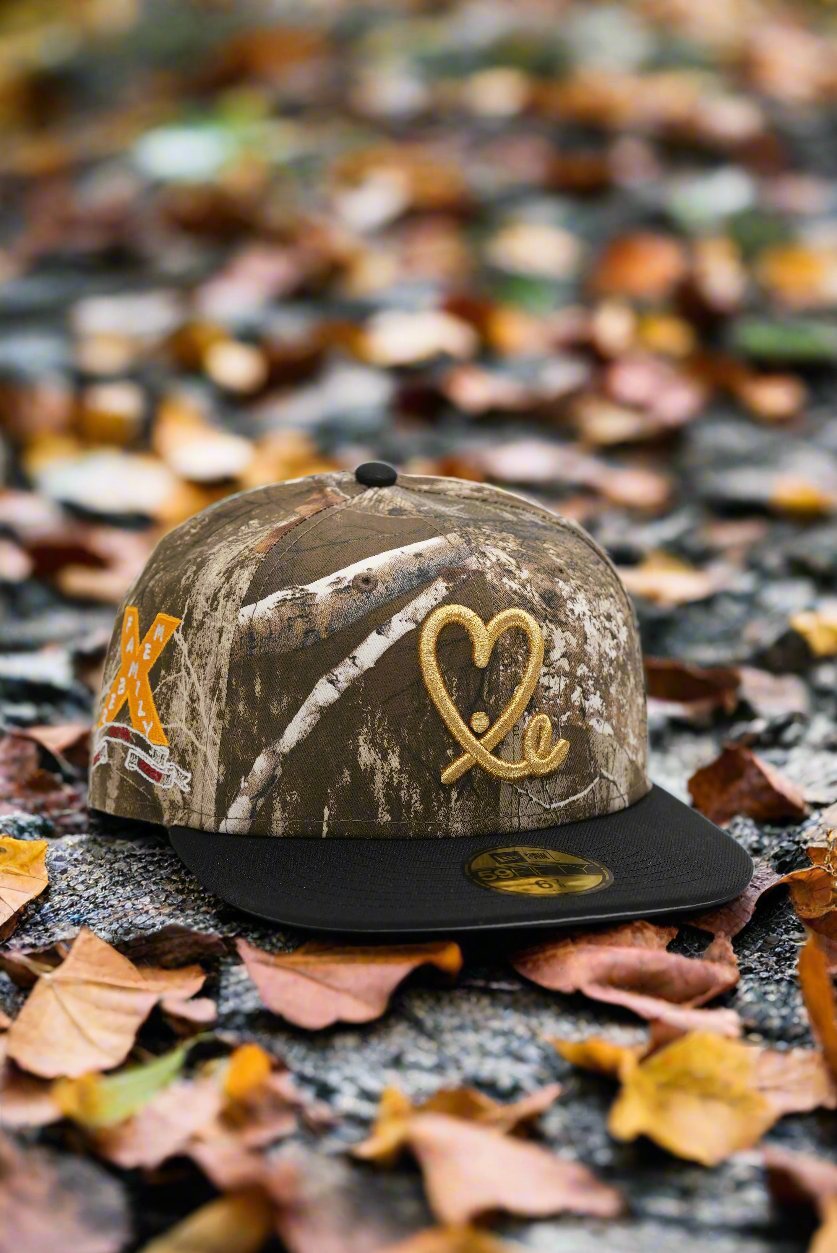 10 Year Anniversary Realtree Camo & Gold 1LoveIE New Era 59FIFTY Fitte