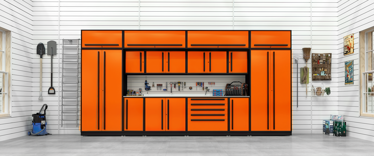 Premium Garage Cabinets | Proslat LUX, Barrett-Jackson, Fusion