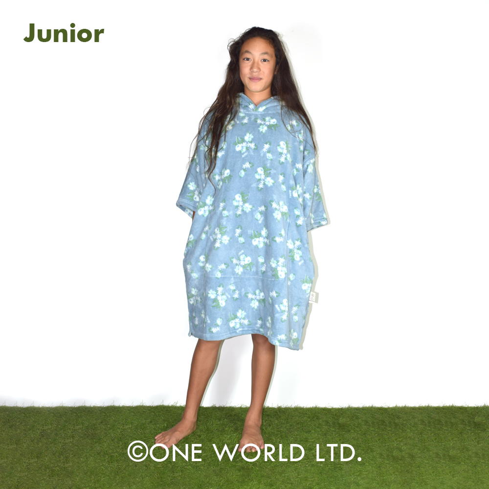 ONE WORLD LTD. / TLS MICRO FIBER PONCHO BERRI FLOWER / マイクロ