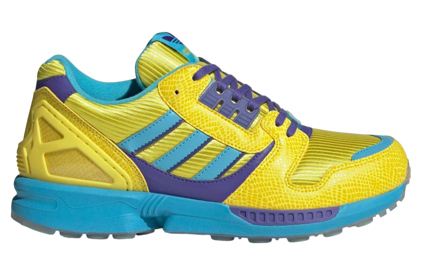 Atmos x Adidas ZX 8000 G-SNK Yellow / Teal - Jun 2025 - JQ2580