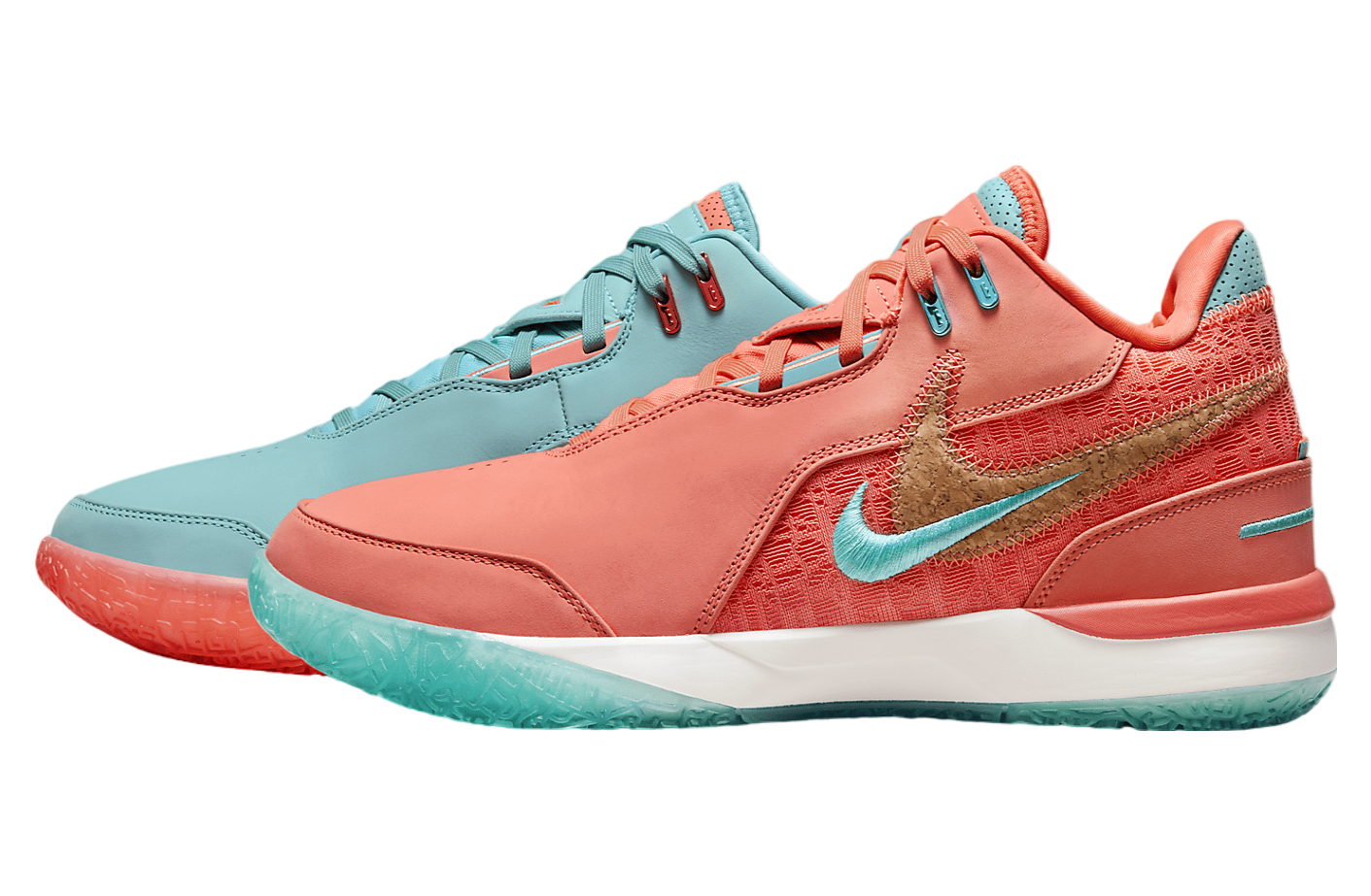 Nike LeBron NXXT Gen AMPD Mineral Blue / Light Wild Mango - Sep