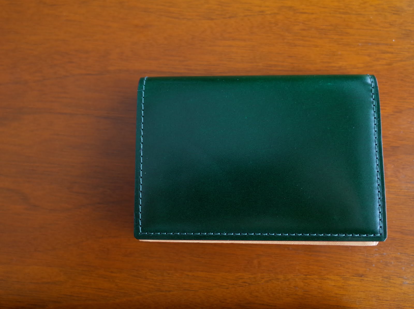 GANZO CORDOVAN (コードバン) 通しマチ名刺入れ | シフクノ