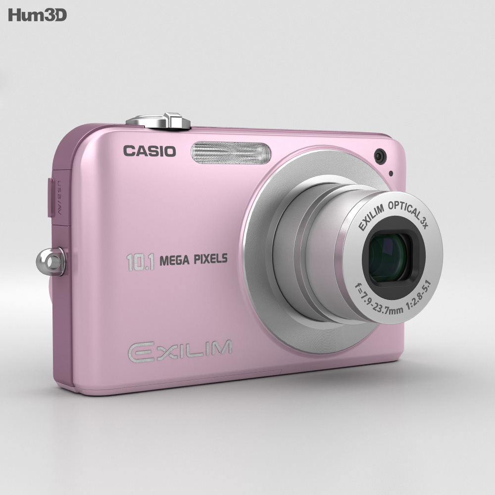 Casio Exilim EX- Z1050 Pink 3D model - Download Photo camera on