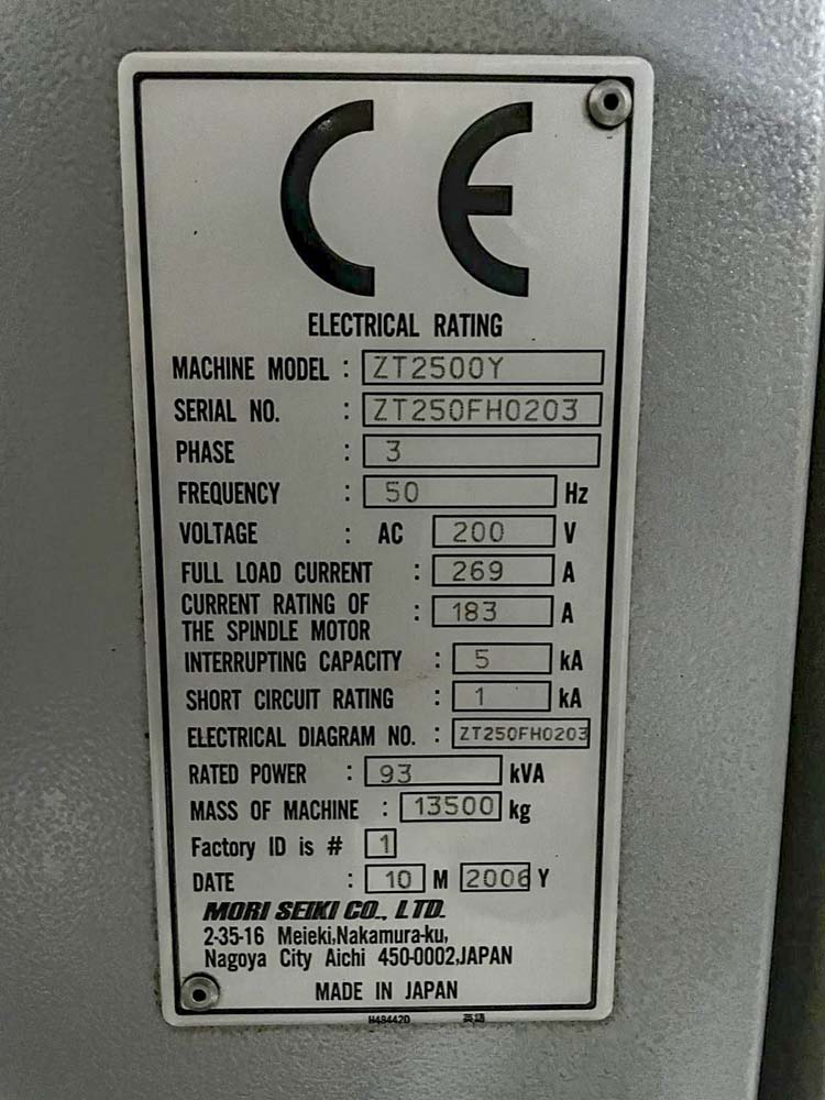 MORI SEIKI ZT 2500y (LAT0200) • 3axis Group
