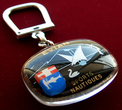 ブルボンキーホルダー EVIAN Sports エビアン