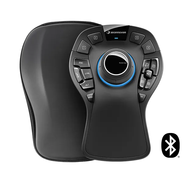 SpaceMouse Pro Wireless: comfort at mobile CAD workplace