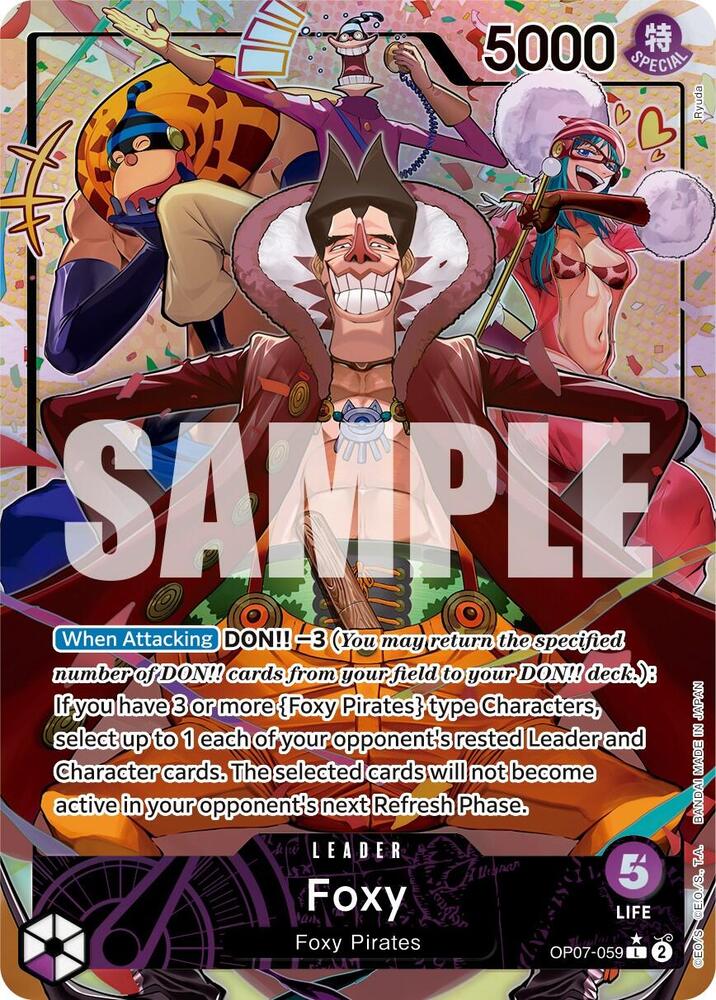 Foxy (059) (Parallel) - 500 Years in the Future - One Piece Card