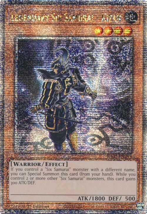 Legendary Six Samurai - Kizan (Quarter Century Secret Rare