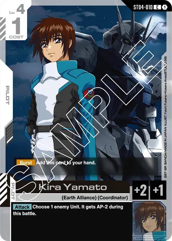 Kira Yamato - Starter Deck 04: SEED Strike - Gundam Card Game