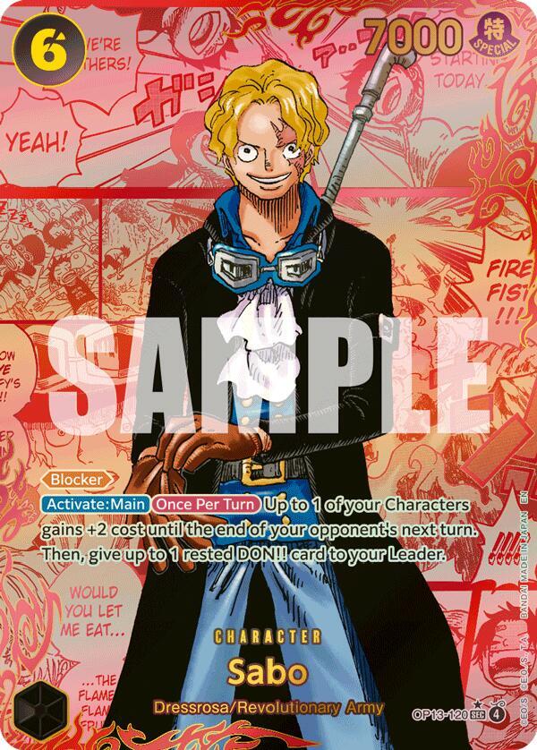 Sabo (120) (Red Super Alternate Art) - Carrying On His Will - One