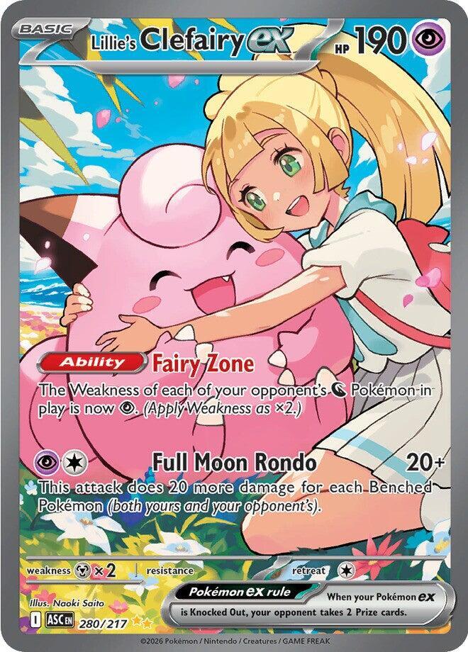 Lillie's Clefairy ex - 280/217 - ME: Ascended Heroes - Pokemon