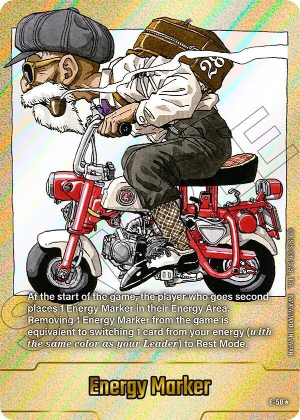 Energy Marker (E-58) (Gold) - Fusion World Energy Markers - Dragon