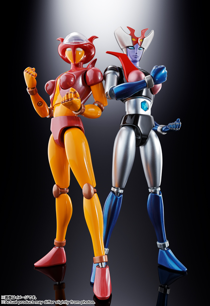 GX-08R アフロダイA vs GX-09R ミネルバX | ITEMS | TAMASHII NATIONS