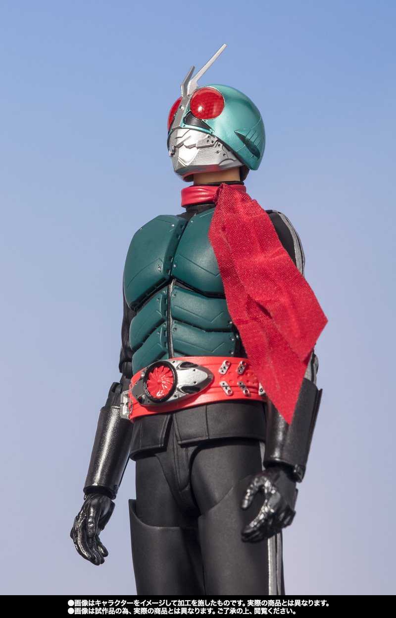 仮面ライダー2号 佐々木剛 フィギュア SHF 真骨彫 CSM 当時物 昭和 赤
