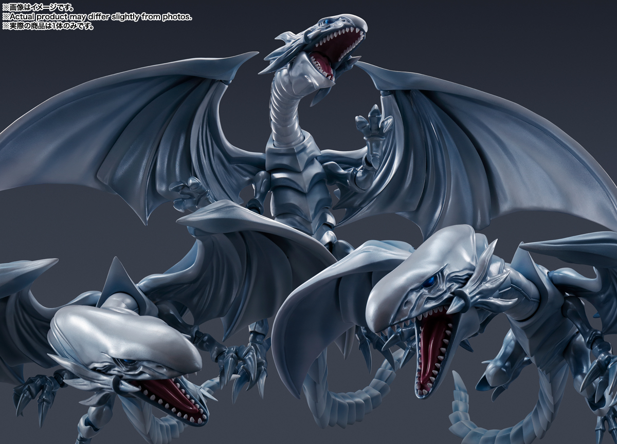 S.H.MonsterArts Blue-Eyed White Dragon TAMASHII WEB
