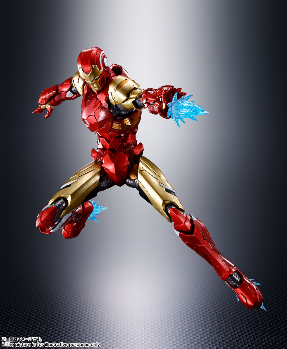 S.H.Figuarts Iron Man (Tech On the Avengers) | TAMASHII WEB