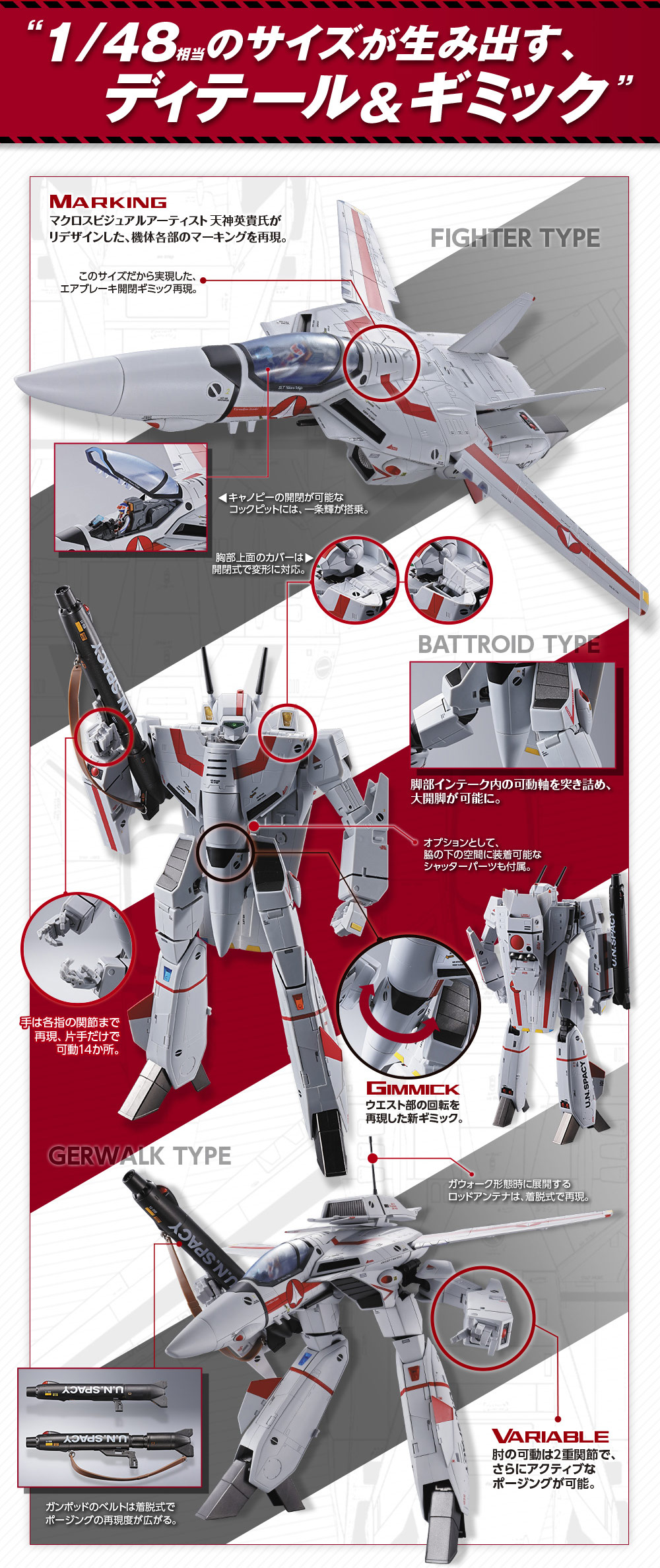 DX超合金 初回限定版 VF-1J バルキリー（一条輝機） スペシャルページ