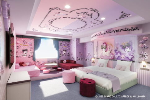 京王プラ八王子「ハローキティ・マイメロディ・クロミ」新ルームを発表