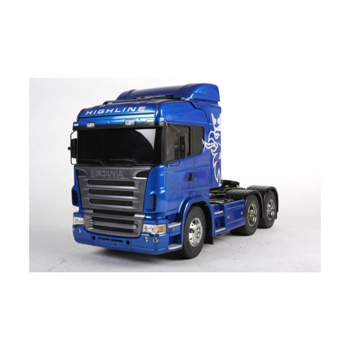Tamiya Scania R620 6x4 Highline Bausatz (blau vorlackiert) #56327