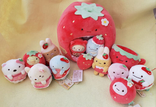 200412 すみっコぐらし 喫茶すみっコでいちごフェアシリーズ てのり